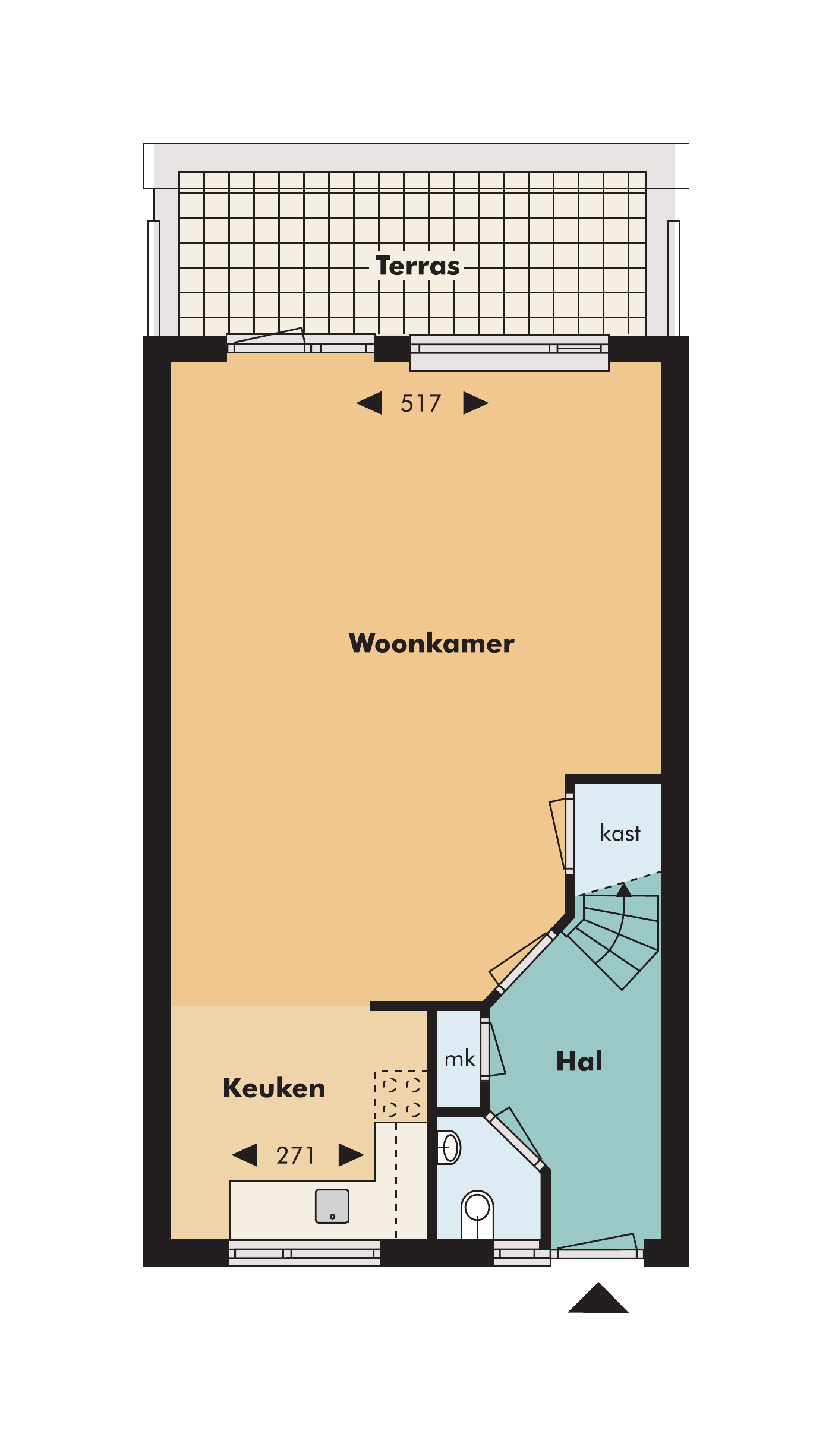 Tussenwoning te huur: Hermesburg 40, Nieuwegein