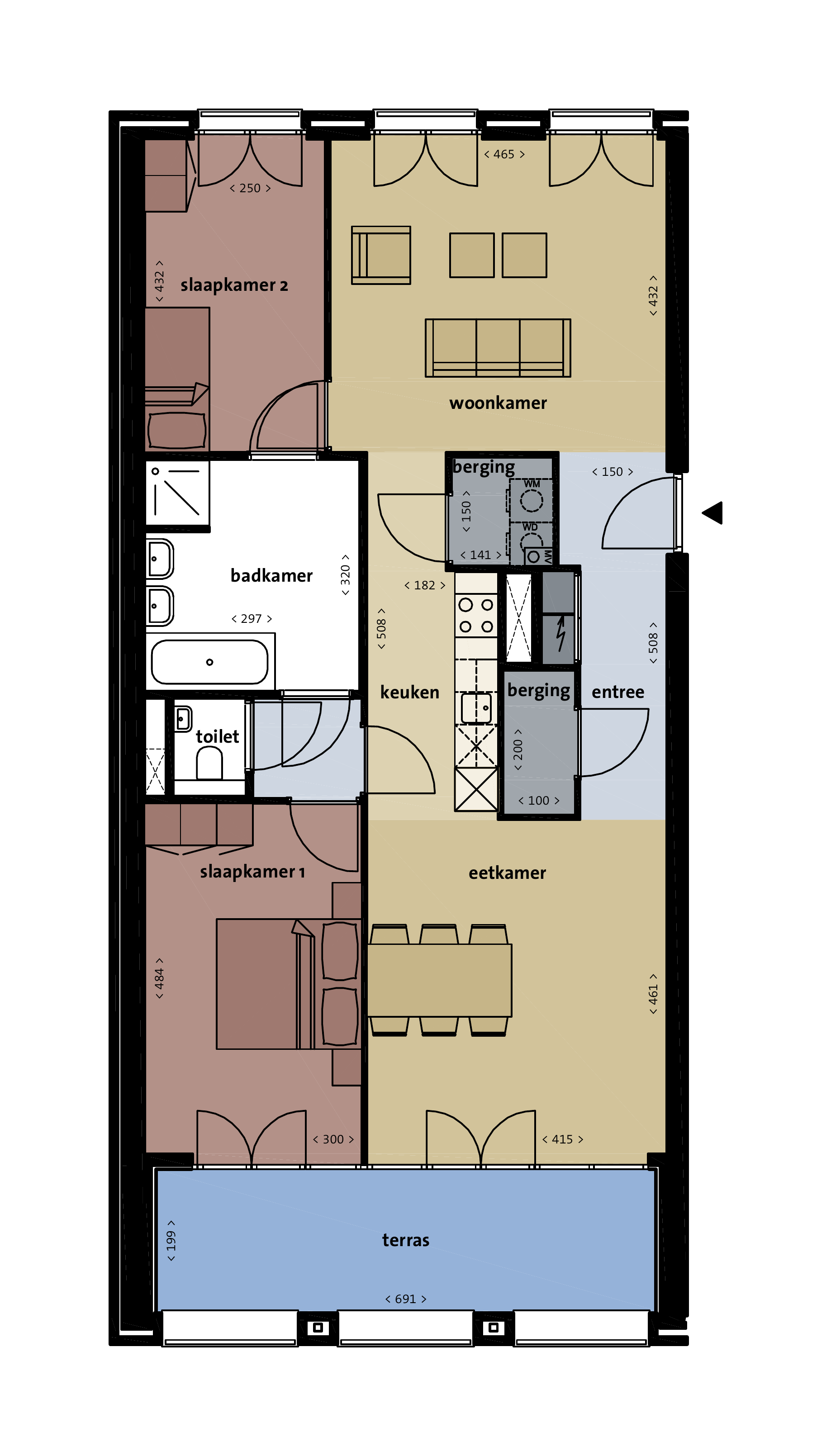 Appartement te huur: Bert Haanstrakade 12, Amsterdam