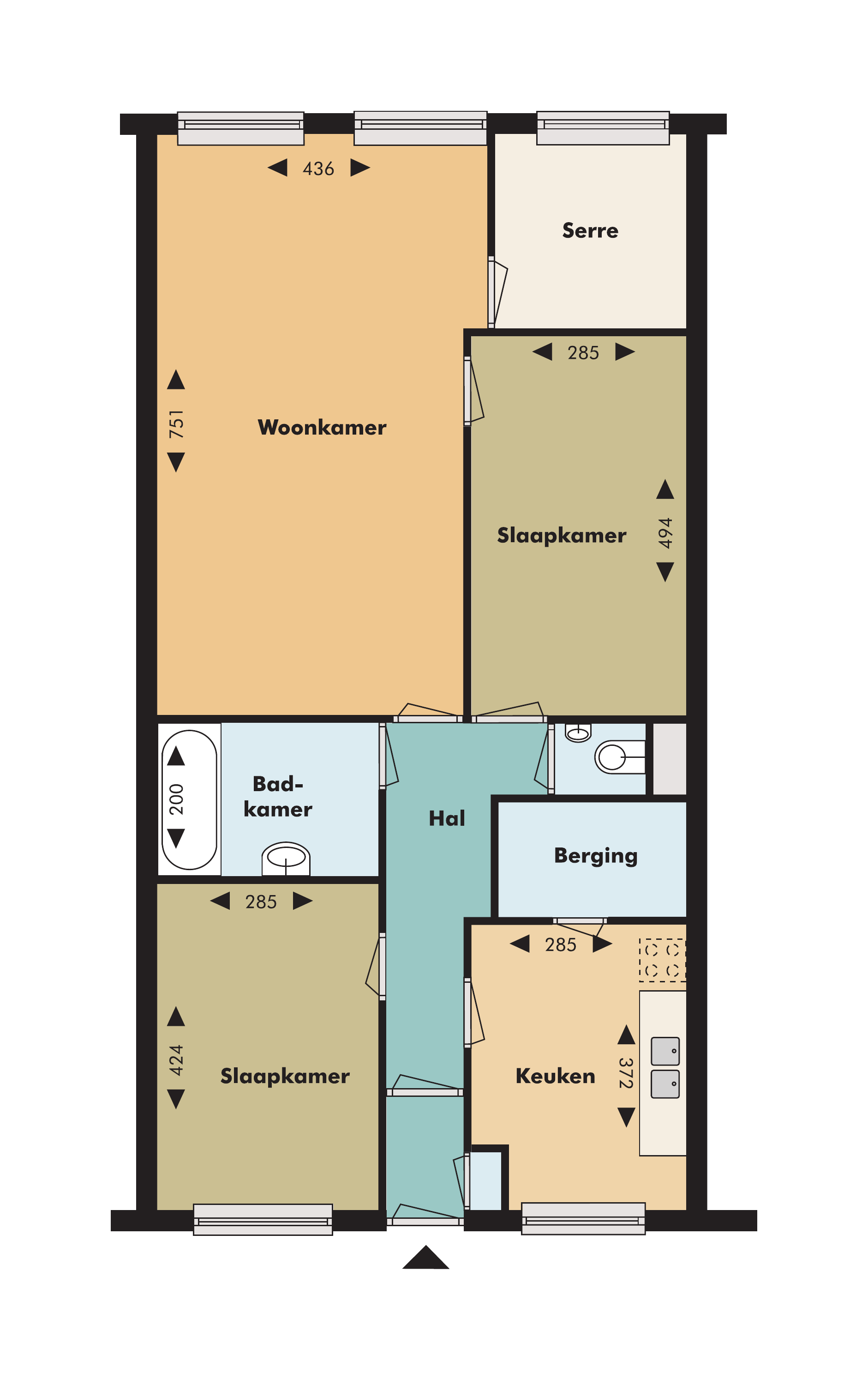 Appartement te huur: Bruggensingel-zuid 129, Amersfoort