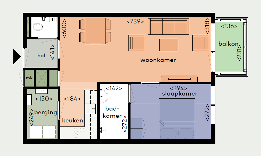 Appartement te huur: Eelkemastraat 83, Groningen