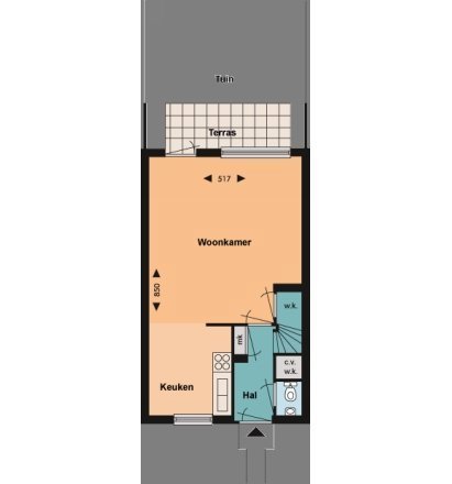 Tussenwoning te huur: Joh. Rosenkrantzlaan 5, Heemstede